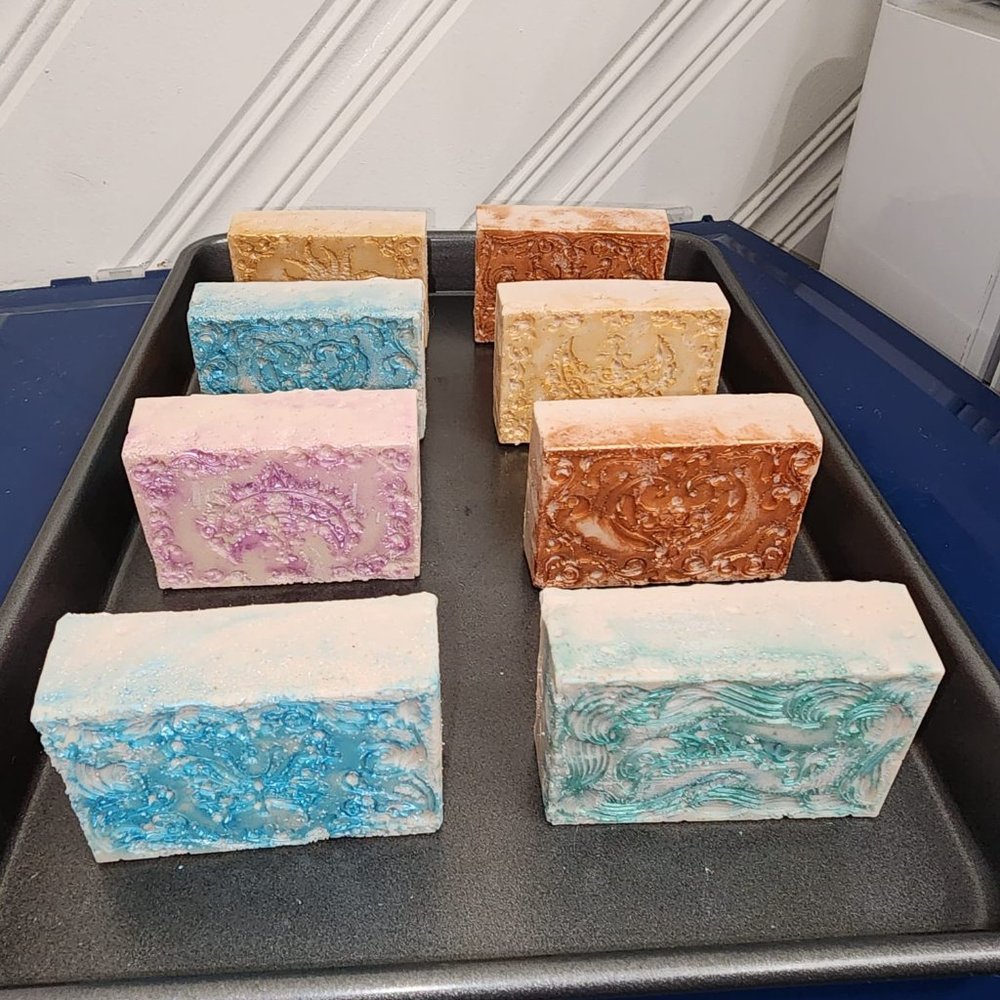 Artisanal Handcrafted soap "Coconut Shea Holiday Soap"
